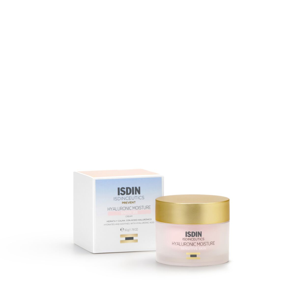 ISDIN Isdinceutics Hyaluronic Moisture Sensitive 50G - Creme hidratante e calmante para pele sensível