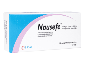 Nausefe, 10/10/10 mg (x20 comprimidos revestidos)