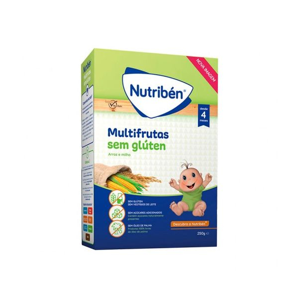 Nutriben Farinhas Multifrutas s/ Gluten - 250g