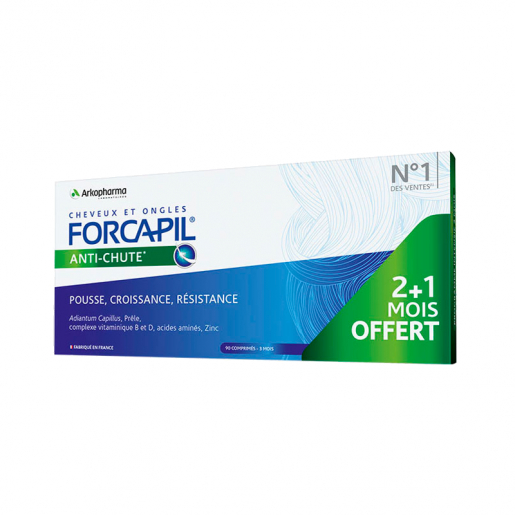 Forcapil Antiqueda (x90comprimidos)_ Pack Inclui 2meses + 1 Oferta
