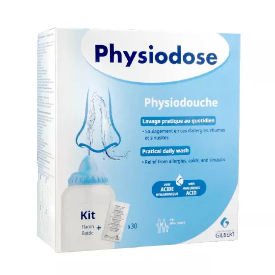 Kit Lavagem Nasal - Physiodose Physiodouche