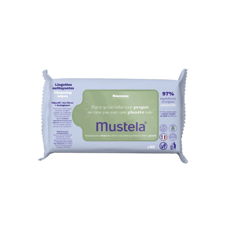 Mustela Bebe Toalhitas Limpeza (x60 unidades)