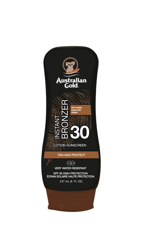 Australian Gold SPF30 Lotion c/ Bronzer - 237ml