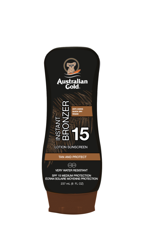 Australian Gold SPF15 Lotion c/ Bronzer  - 237ml