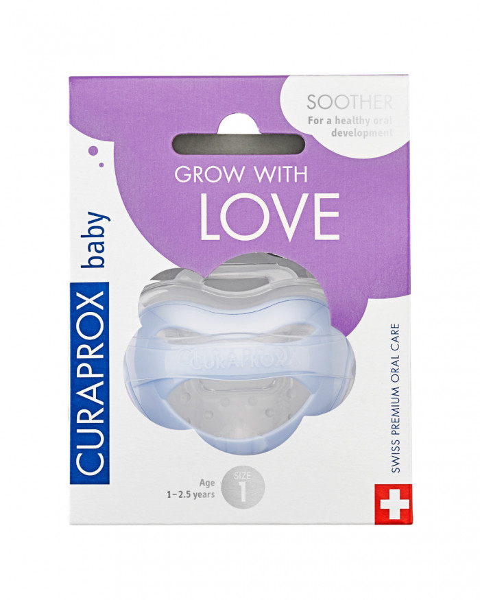 Curaprox Baby Chupeta Silicone_ Azul_ Tam. 1