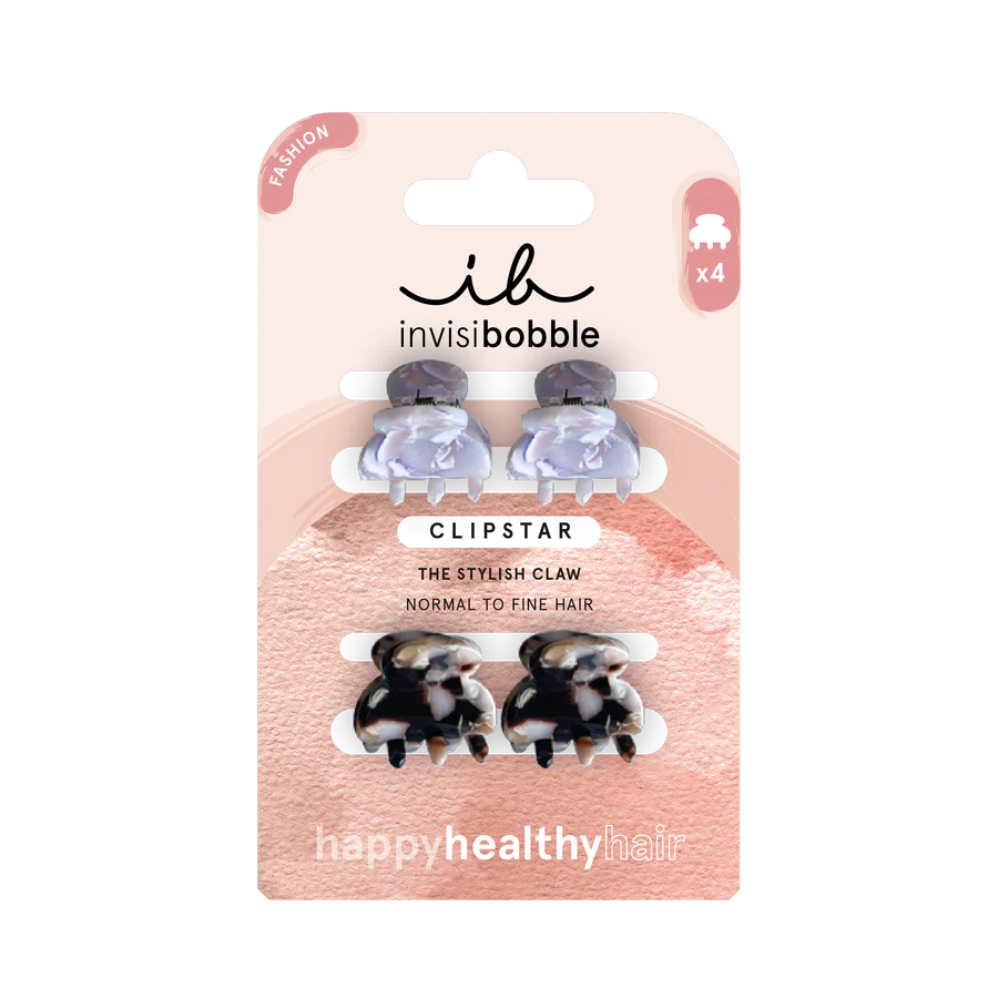 Invisibobble Clipstar Mola Cabelo Pequena (x4 unidades)
