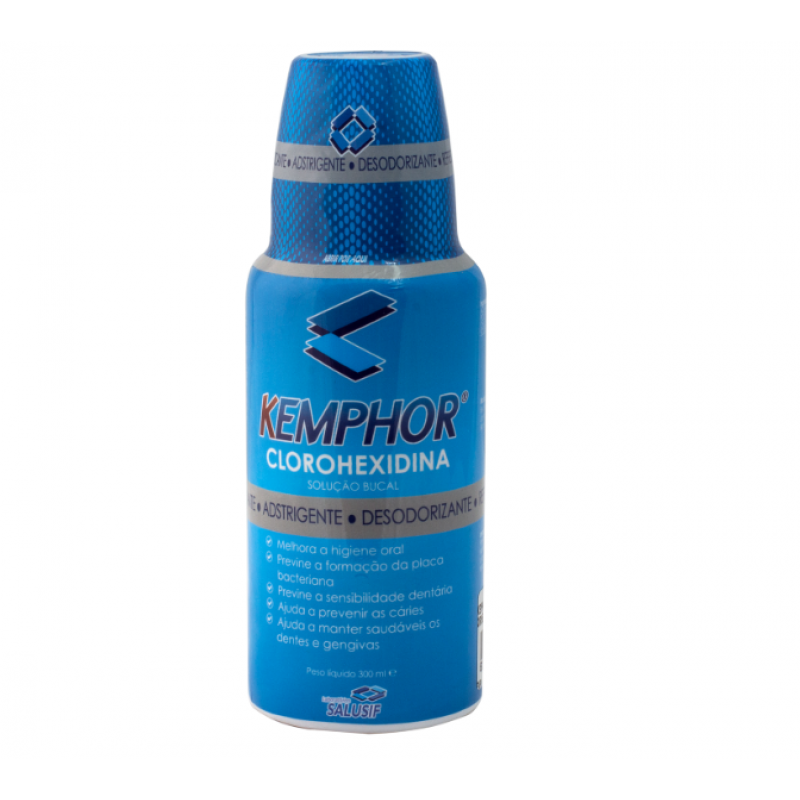 Kemphor Solução Colutório Clorohexidina - 300ml