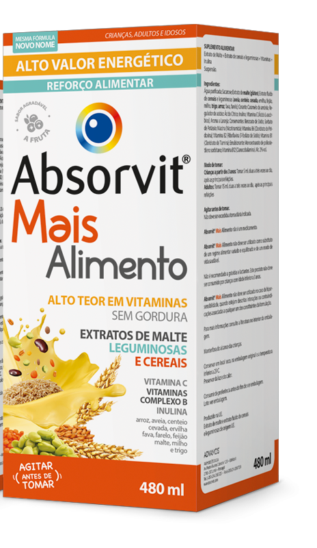 Absorvit Mais Alimento Suspensão - 480ml