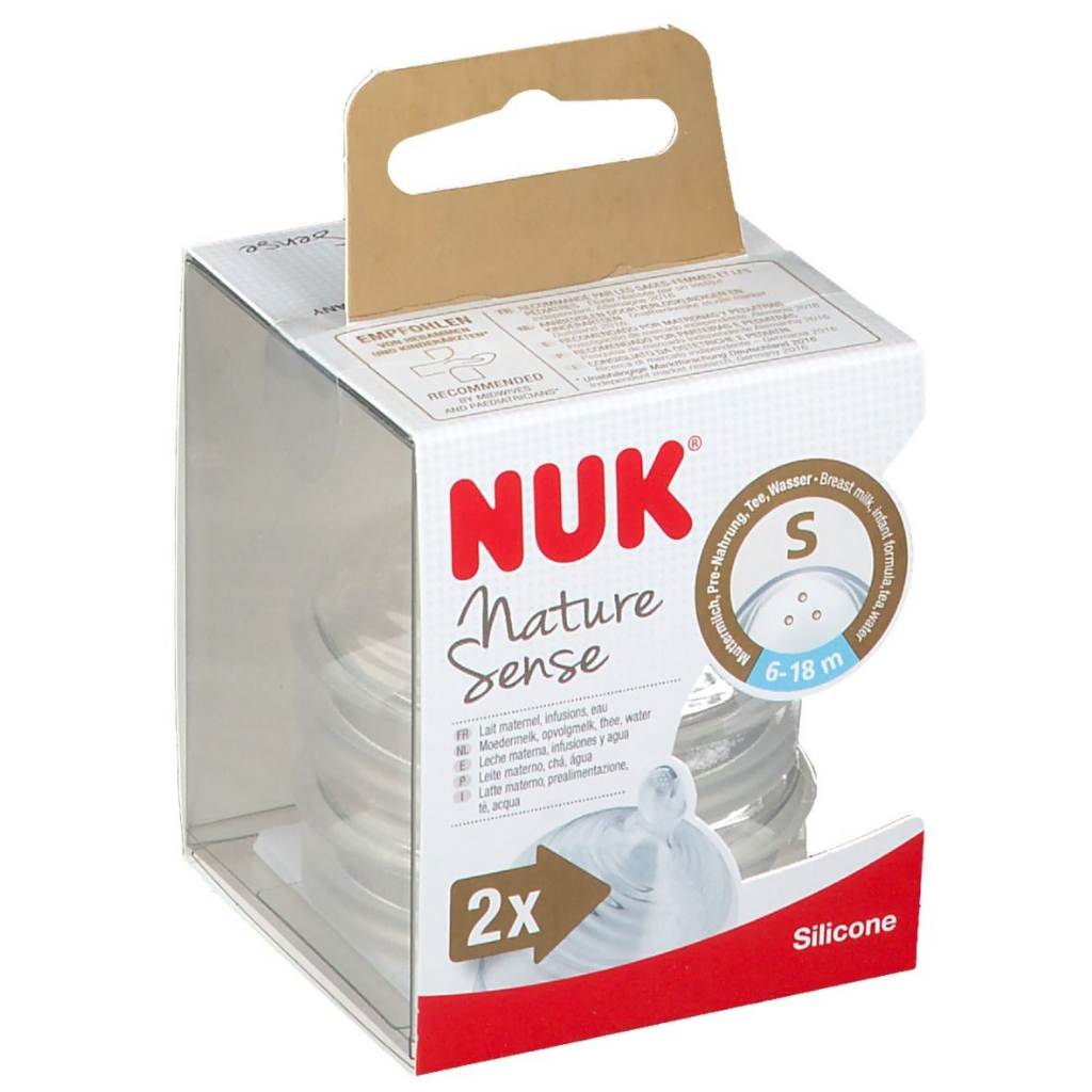 Nuk Nature Tetina Silicone_S (x2 unidades)