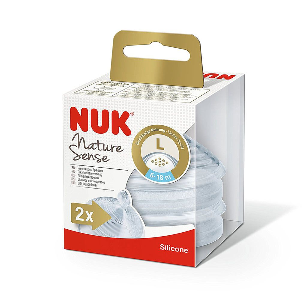 Nuk Nature Tetina Silicone_ L (x2 unidades)