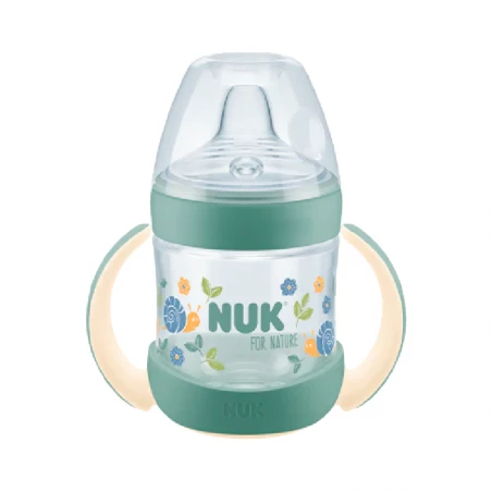 Nuk Nature Biberão Indicador Temperatura Aprendizagem_Verde - 150ml