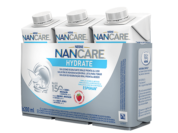 Nancare Hydrate Solução Rehidratante Oral - 200ml (x3 unidades)